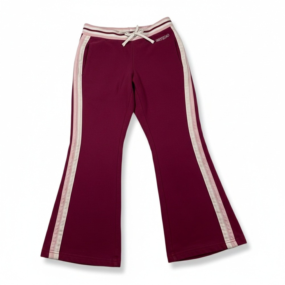 Limited Too Pants Girl's Size 8 Burgundy Flared Pants Activewear Drawstring